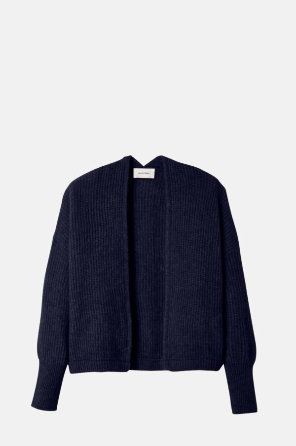 Zebrio Navy Melange East Knit Cardigan