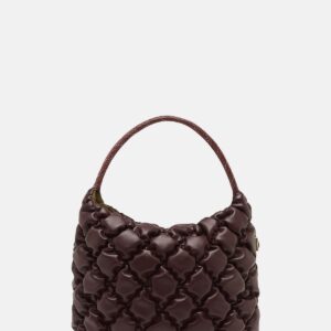 Zebrio Wine Red Helmin Shoulder Bag