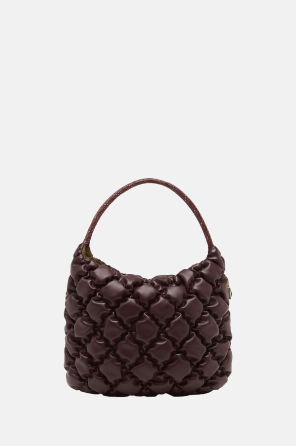 Zebrio Wine Red Helmin Shoulder Bag