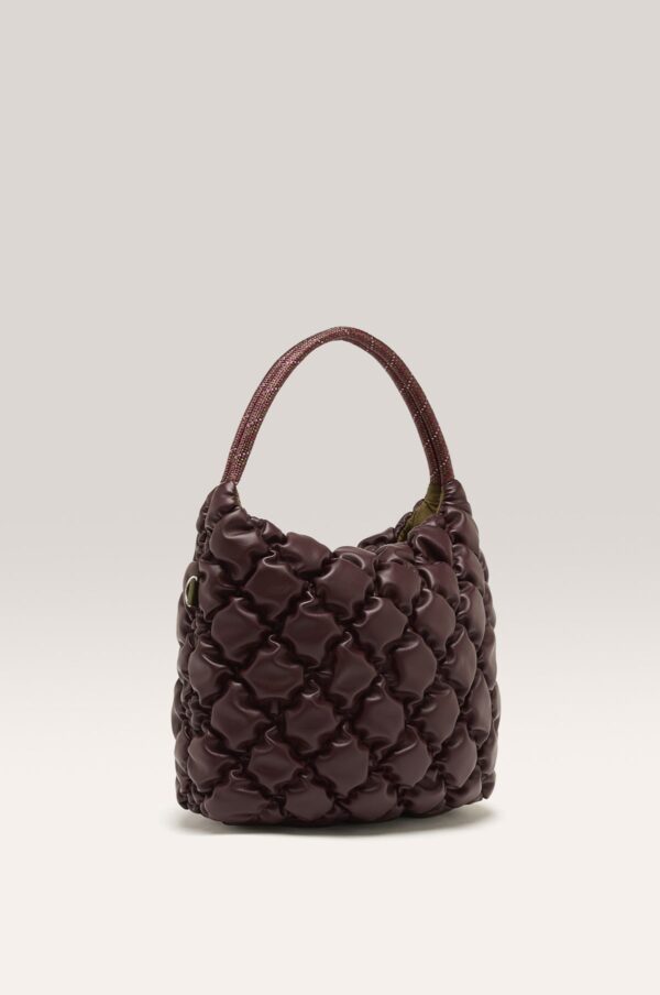 Zebrio Wine Red Helmin Shoulder Bag - Image 4