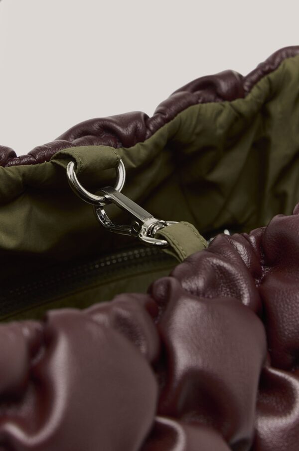 Zebrio Wine Red Helmin Shoulder Bag - Image 5