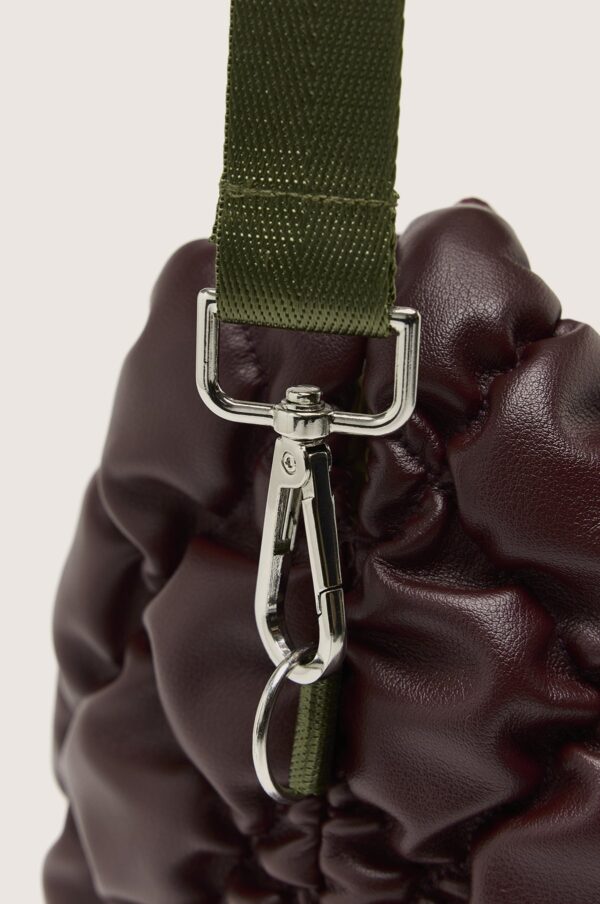 Zebrio Wine Red Helmin Shoulder Bag - Image 3